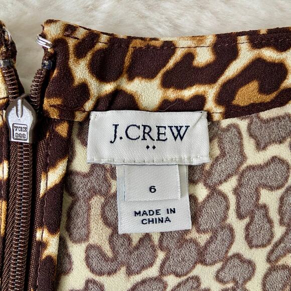 J. Crew Leopard Print Dress - Picture 3 of 5